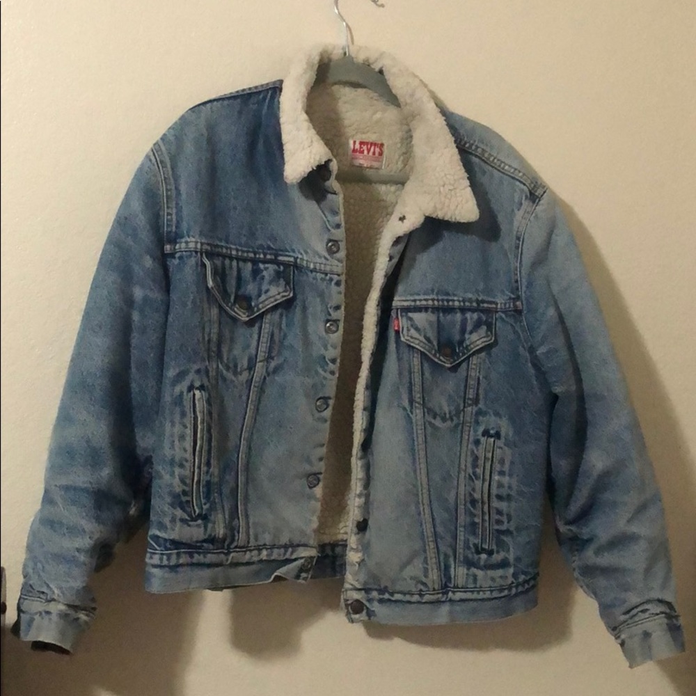 vintage levi’s denim jacket